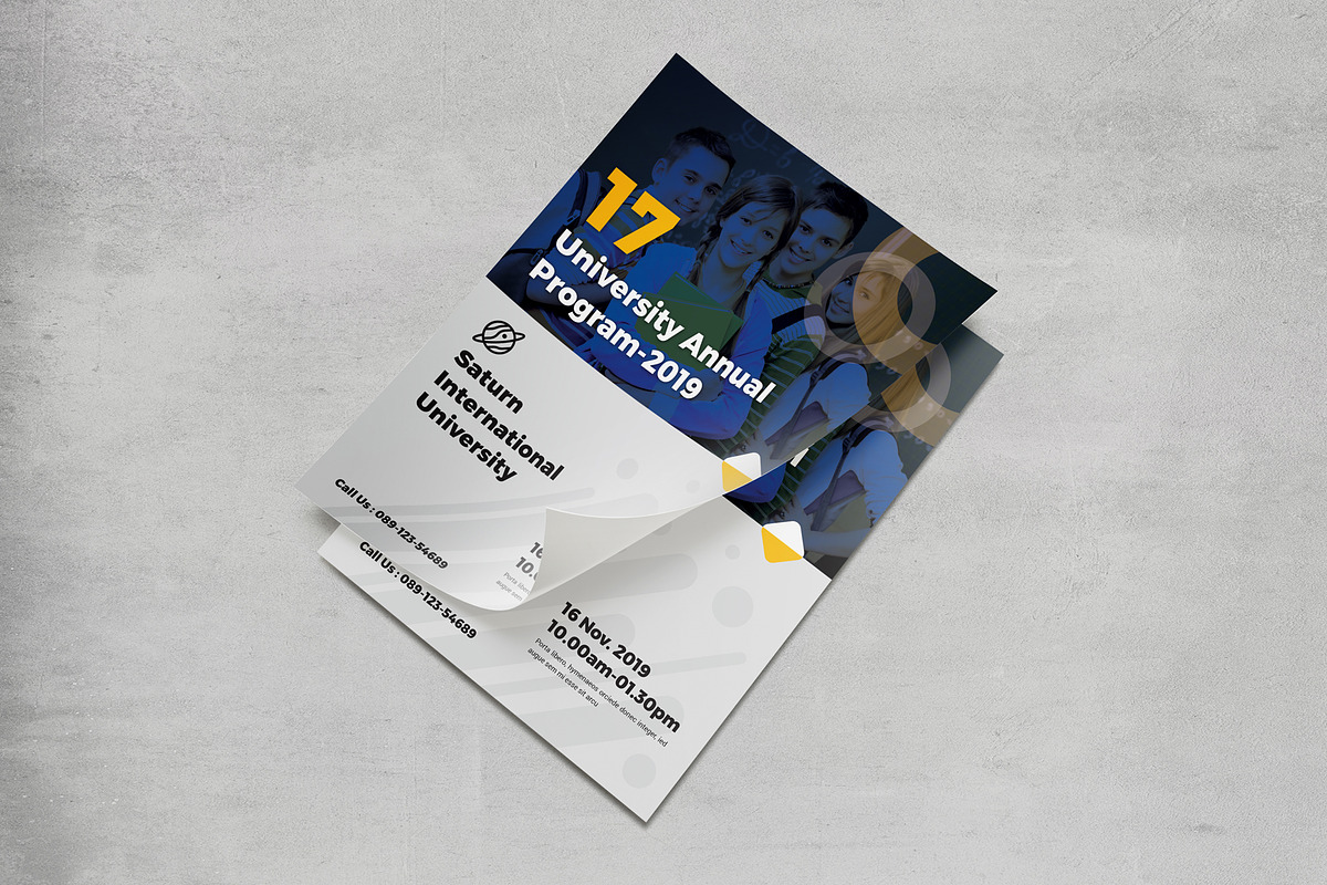 University Flyer, a Flyer Template by Orcshape Studio