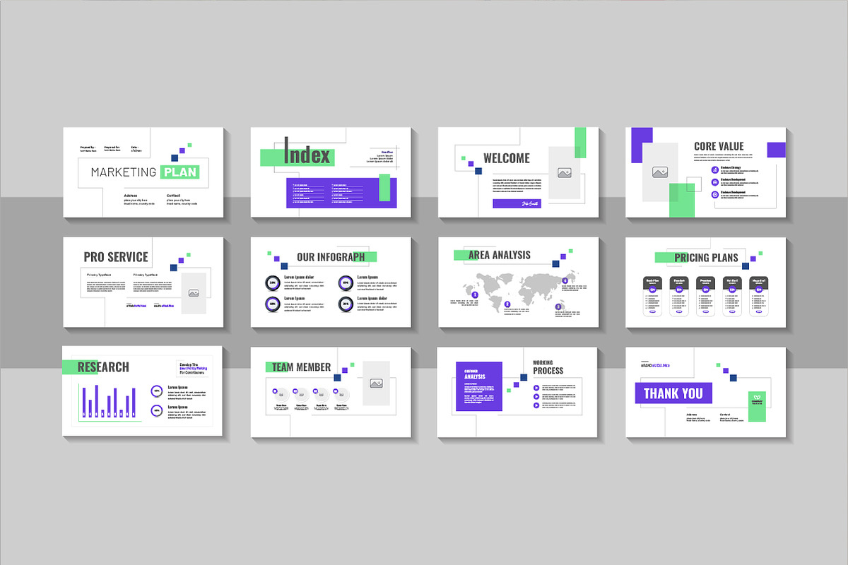 Business Marketing Plan Layout, a Presentation Template by Pavel_design (Photo 1 of 4)