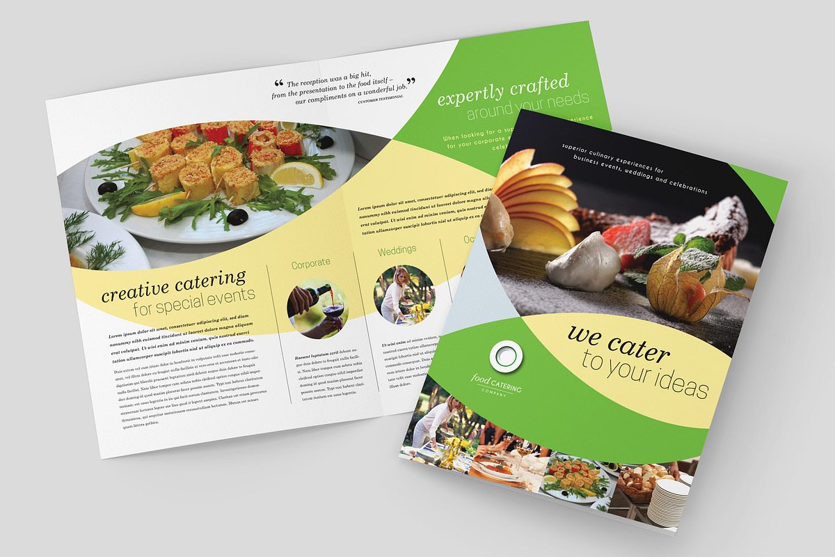 Food Catering Brochure Template, a Brochure Template by StockLayouts (Photo 1 of 4)