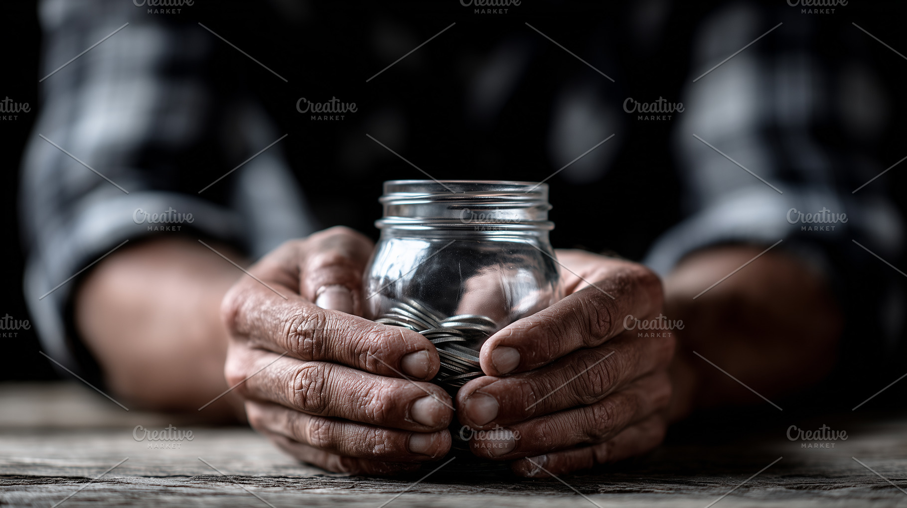 Close up of rough working-class male, a Person Photo by MistyDay