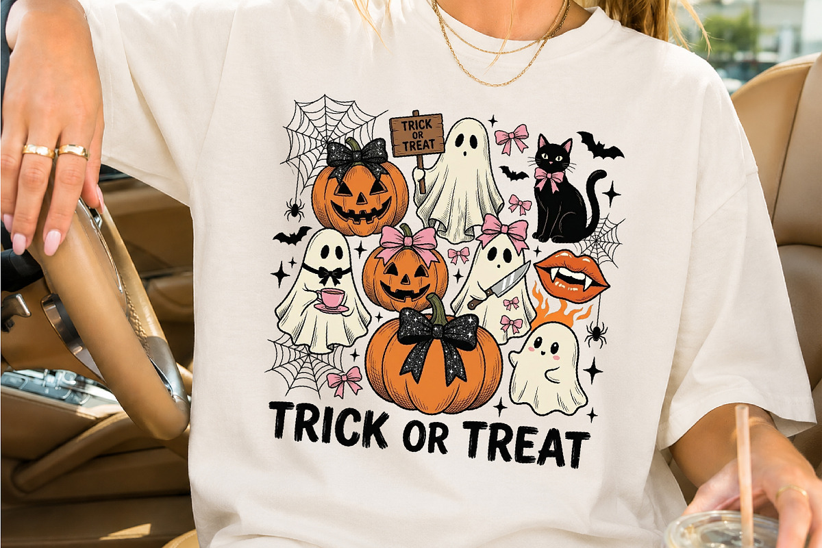 Spooky Cute Halloween Ghost Art, a Seasonal Illustration by Creative Art (Photo 2 of 3)