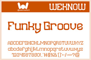 Funky Groove font