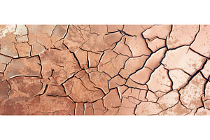 Cracked Rose Gold Metallic Texture, an Abstract Photo by piter.goskov