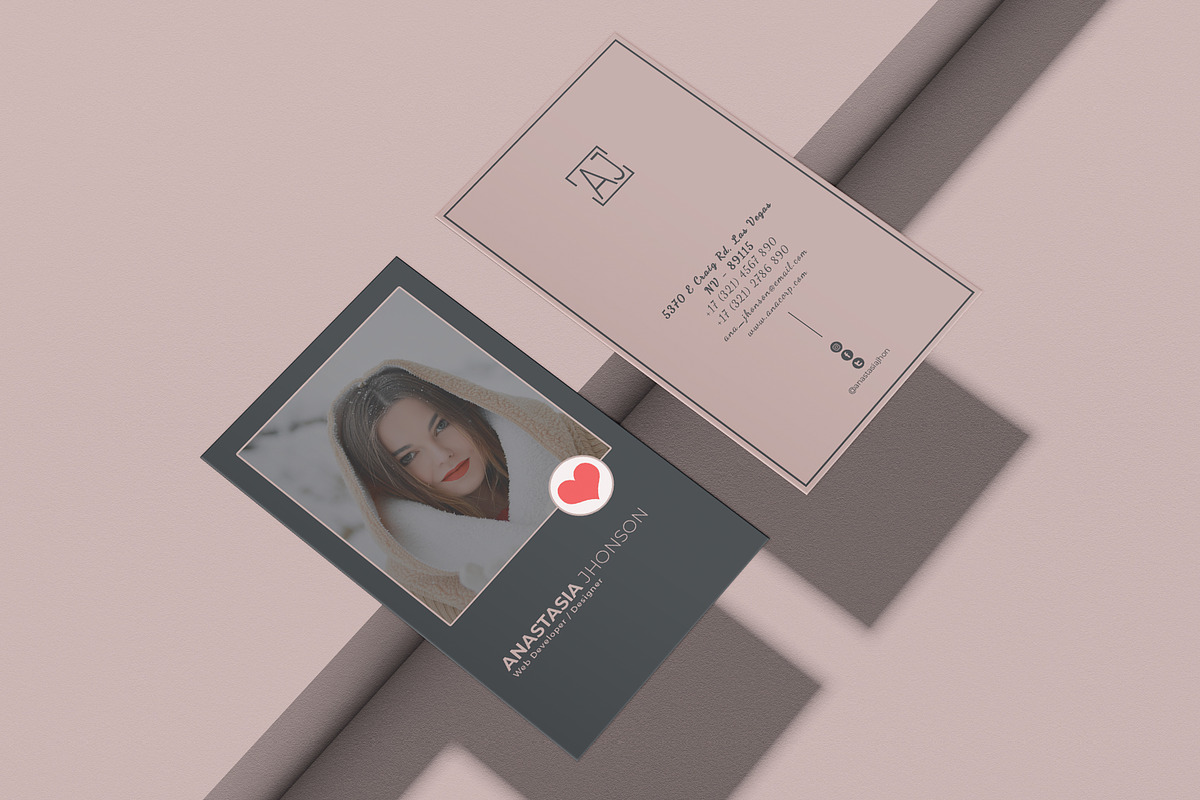 Business Card Template, a Business Card Template by Moontesk (Photo 1 of 5)
