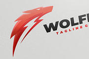 Wolf Bolt Logo, a Branding & Logo Template by VectorCrow (Thumbnail 2 of 3)