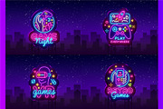 Games Neon Signs, a Decorative Illustration by Soifer Design (Thumbnail 4 of 5)