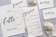 Minimalist Typography Wedding Suite, an Invitation Template by BlueRobinDesignShop (Thumbnail 4 of 5)