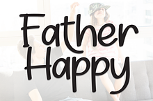 Father Happy | Script Font
