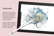 Amazing Alcohol Ink for Procreate, a Brush Add-On by AJ Brushes (Thumbnail 4 of 17)