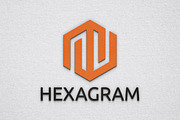 Hexagram Hexagon Business Line Logo, a Branding & Logo Template by jongcreative (Thumbnail 1 of 3)