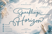 Sparkling Horizon Handwritten Font, a Handwritten Font by Letterhanna Studio (Thumbnail 1 of 10)
