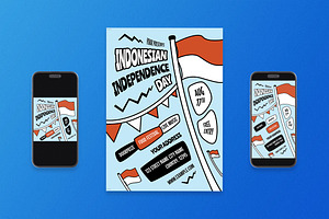 Indonesian Independence Day Flyer, a Flyer Template by Aiyari Graphic