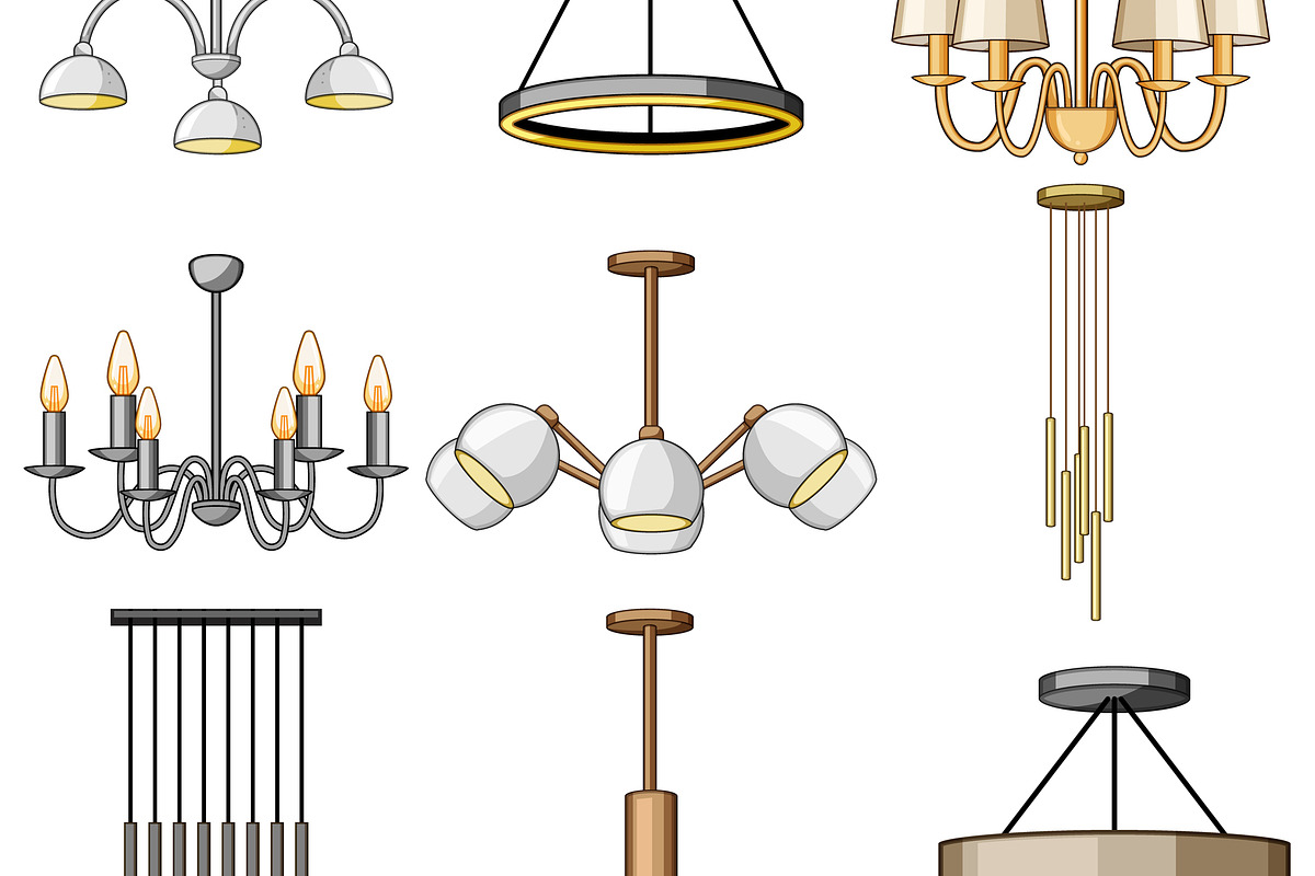 Various decorative chandeliers and, an Object Graphic by pikepicture (Photo 3 of 3)