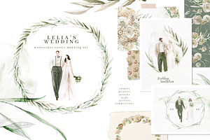 Lelia's Wedding Watercolor Set