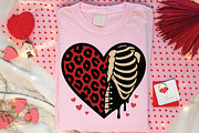 Valentine Skeleton Ribs Leopard Hear, an Illustration by DreamPrint404 (Thumbnail 8 of 8)