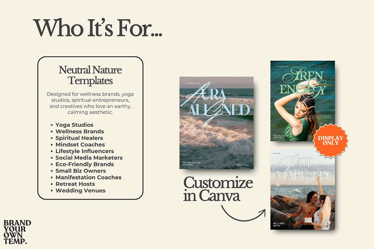 Yoga, Meditation, Spiritual Canva, a Templates & Theme by BYOTstudios (Photo 9 of 10)