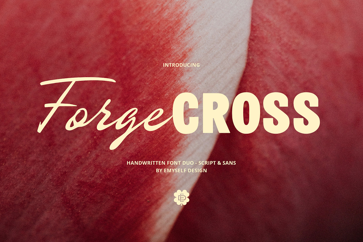 ED Forge Cross - Handwritten Font, a Handwritten Font by Emyself Design (Photo 1 of 10)