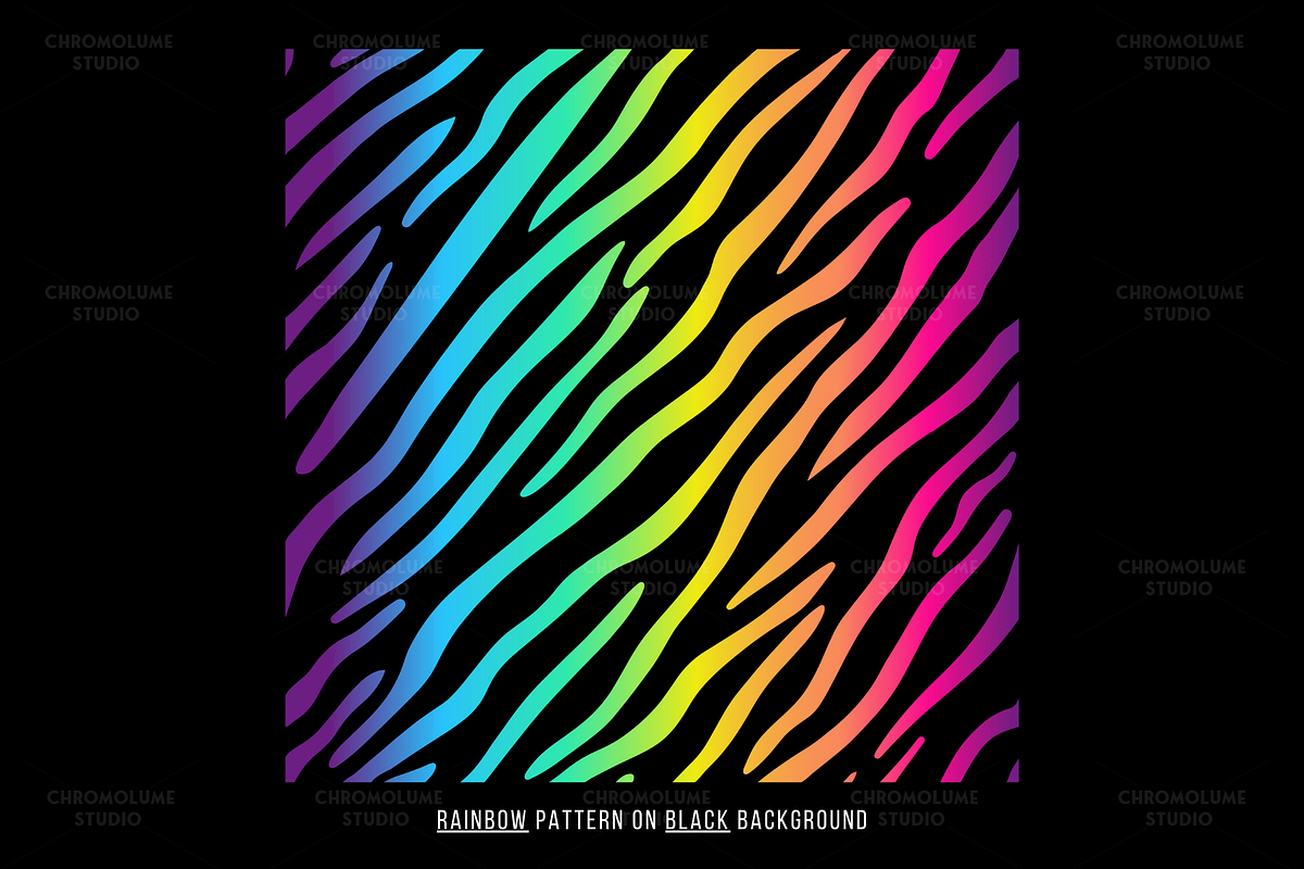 Rainbow Animal Print Digital Paper, a Pattern Graphic by Chromolume Studio (Photo 21 of 39)