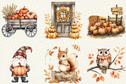 Fall Autumn Sublimation Clipart, an Illustration by OK Design (Thumbnail 5 of 5)