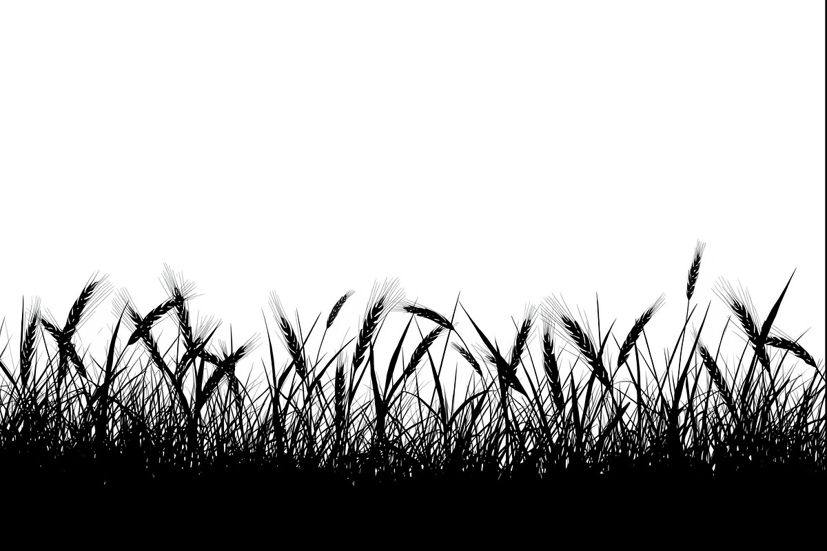 Farm Silhouette Wheat Clipart Set, an Illustration by BIPLOB EXPERT (Photo 3 of 9)