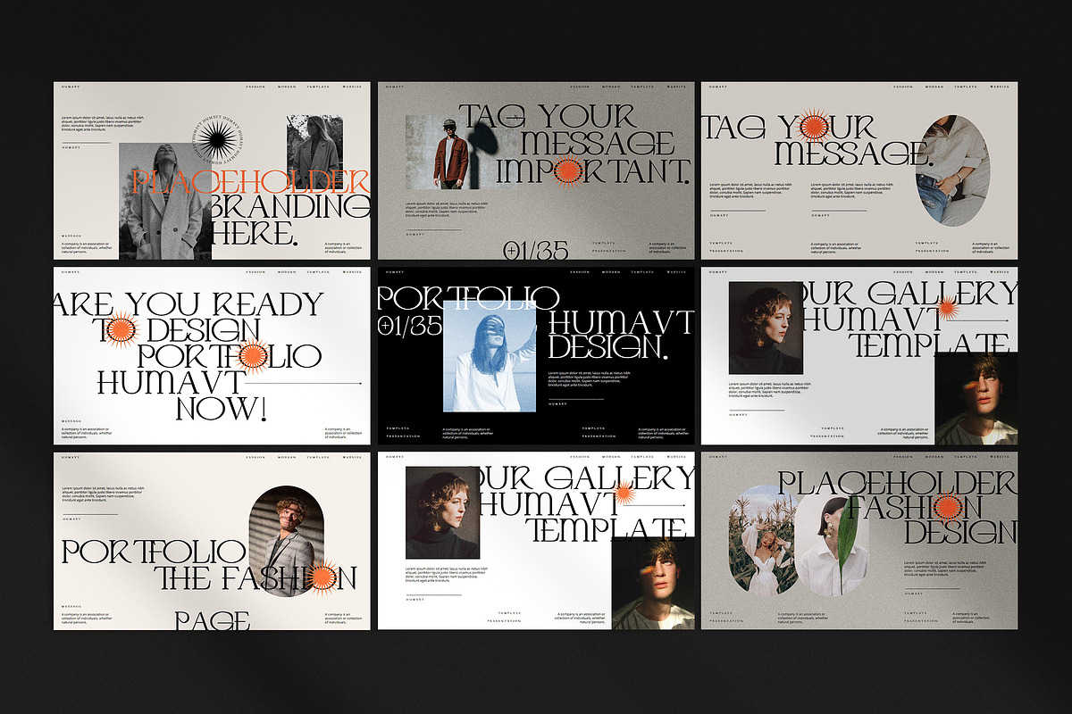 Humavt Powerpoint Presentation, a Presentation Template by slidenotion (Photo 2 of 8)