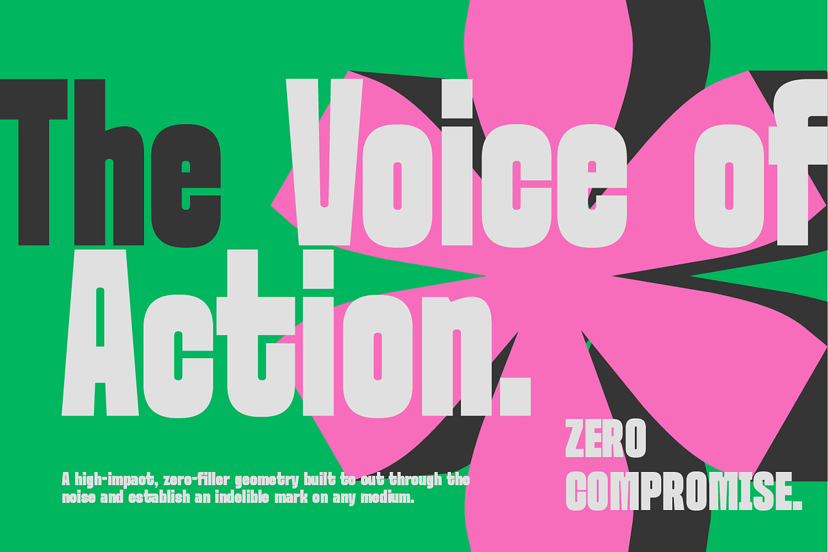 Ferron – Bold Sans (9 Widths), a Sans Serif Font by Nollev (Photo 5 of 10)