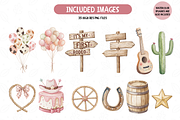 My First Rodeo Clipart, Cowgirl PNG, an Illustration by TatiMockup (Thumbnail 4 of 5)