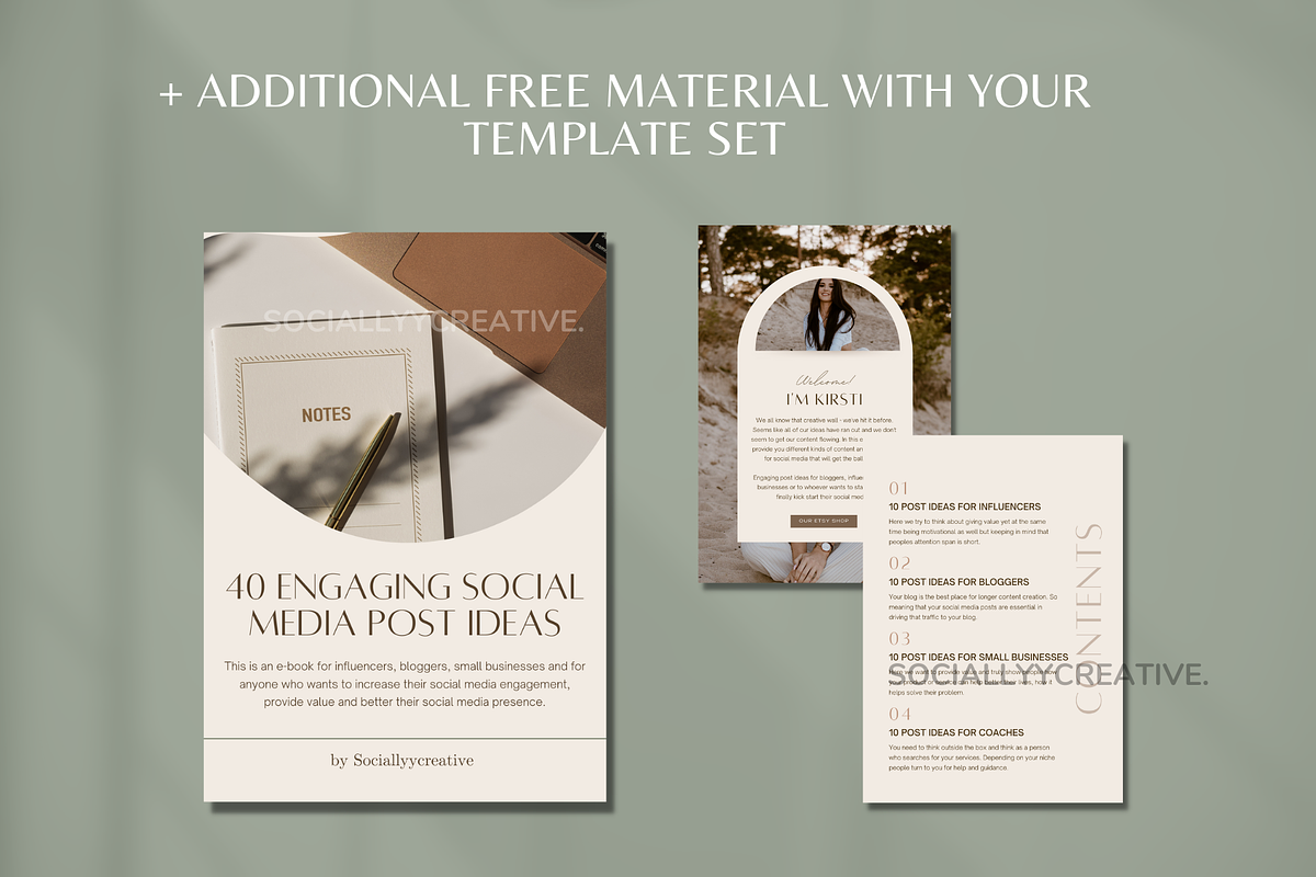 Christmas Instagram Templates, a Social Media Template by SociallyyCreative (Photo 9 of 10)