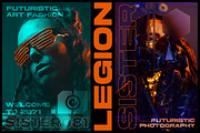 Cyberion - Futuristic Tech Font, a Font by Letterhend Studio (Thumbnail 2 of 9)