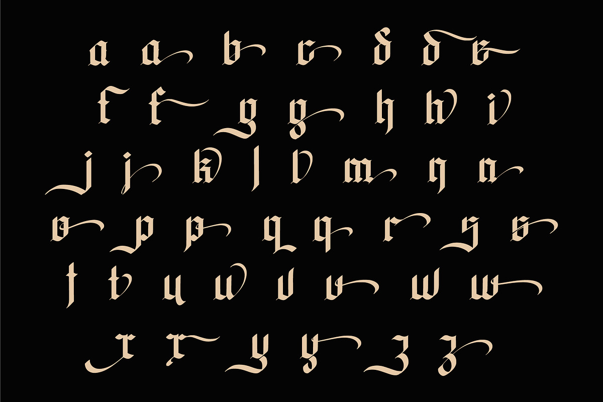 Yograde Gothic – Modern Blackletter, a Blackletter Font by Randi Irvan | Rvandtype (Photo 11 of 11)