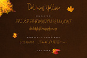 Delicious Yellow Script, a Script Font by VP Fonts (Thumbnail 4 of 5)