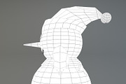 Cartoon Snowman, a Characters & Person 3D Model by XYZ Space (Thumbnail 7 of 7)