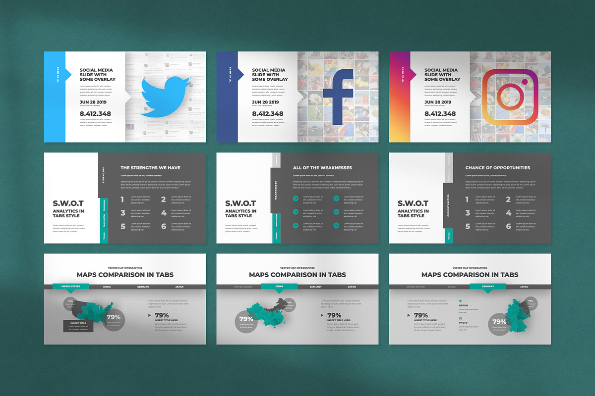 Point PowerPoint Template, a Presentation Template by Creathrive Design (Photo 8 of 8)