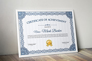 Certificate Word | PSD | AI, a Stationery Template by Curve Design (Thumbnail 3 of 4)