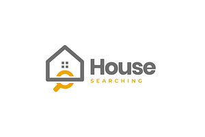 searching house buying logo, a Branding & Logo Template by devastd