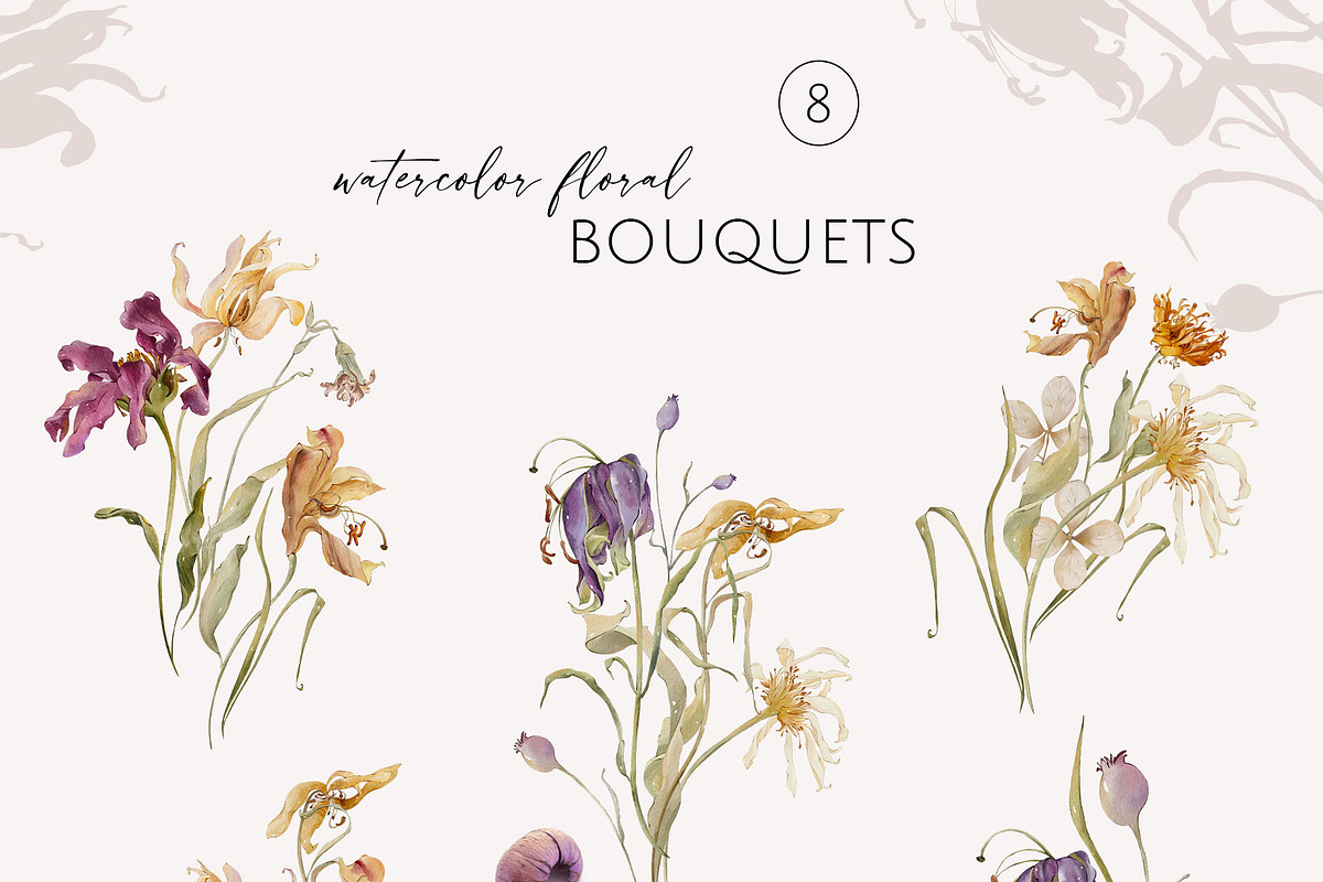 Garden Aesthetic dry flowers, a Decorative Illustration by Yuliia Lashevska (Photo 6 of 14)