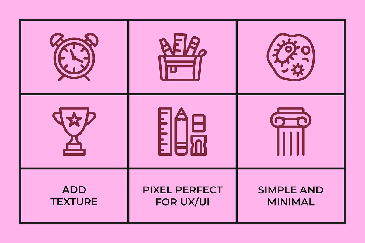Back to School –Education Line Icons, an Outline Icon by Abstracto-Create (Photo 2 of 7)