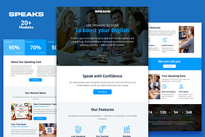 Speaks Email Template + Builder