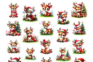 Christmas Funny Deer