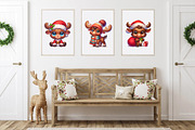 Cute Christmas moose. T-Shirt, PNG., an Animal Illustration by KENO Mascots (Thumbnail 6 of 8)