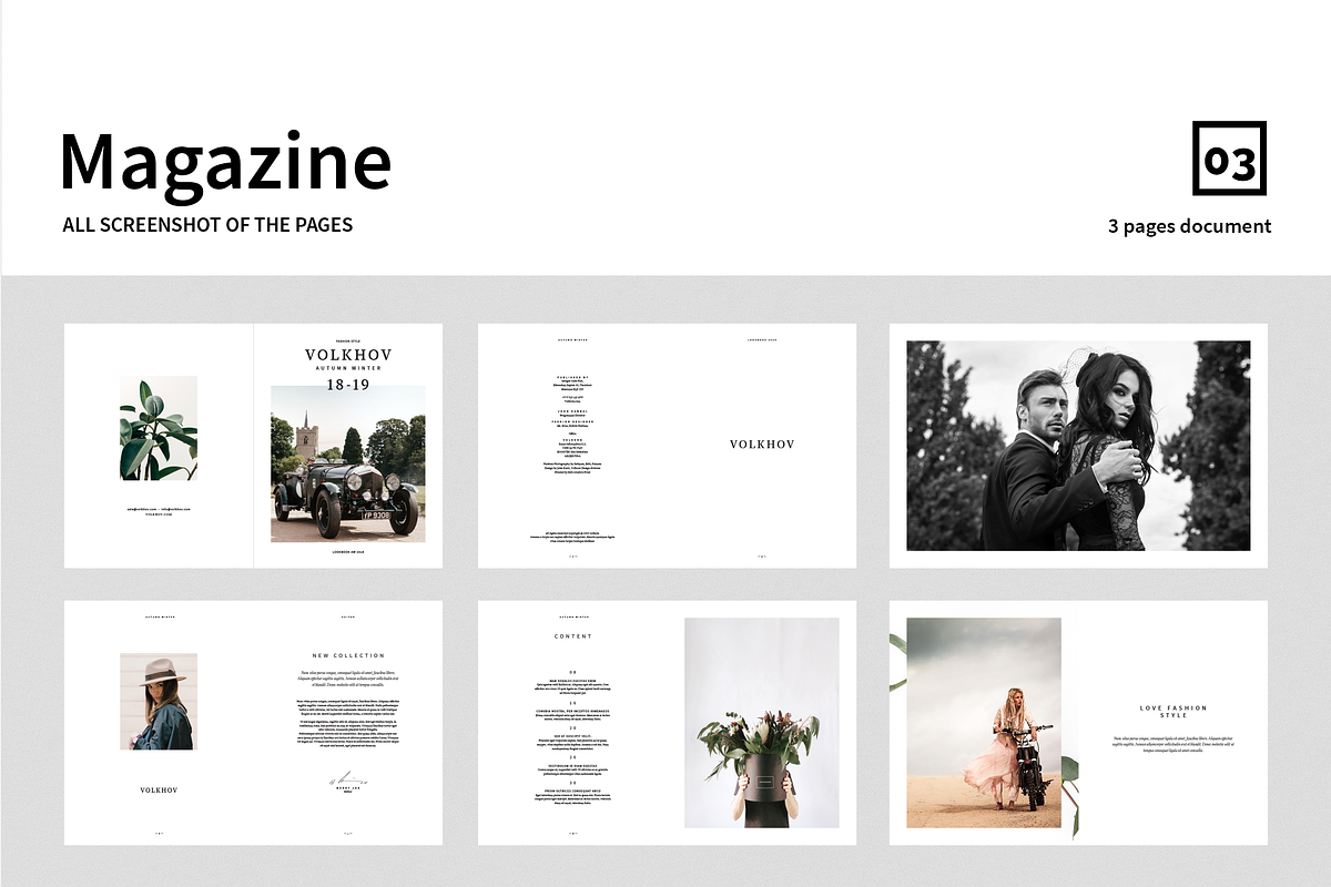 Volkhov Lookbook, a Brochure Template by BOXKAYU (Photo 17 of 18)