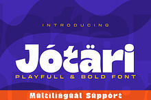 Jotari - Playfull Bold Font