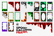 Spooky Halloween Social Media Frames, an Object Graphic by Layerform Design Co. (Thumbnail 3 of 4)