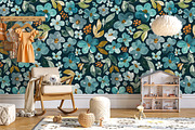 Blue, teal, green, rust and ochre, a Pattern Graphic by Anya-D (Thumbnail 6 of 7)