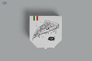 Pizza Box Mockup, a Product Mockup by Denny's Mock-ups (Thumbnail 7 of 12)