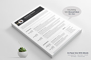 Resume/CV, a Resume Template by Pixavics (Thumbnail 3 of 4)