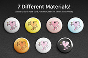Badge Mockup, a Merchandise Mockup by Salih Kizilkaya (Thumbnail 4 of 4)