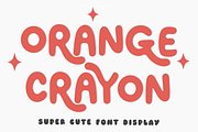 Orange Crayon, a Script Font by InermediaSTUDIO (Thumbnail 1 of 8)