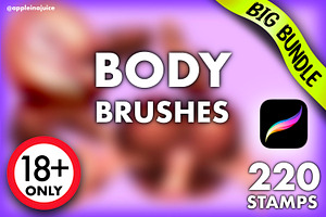Procreate female male body brushes