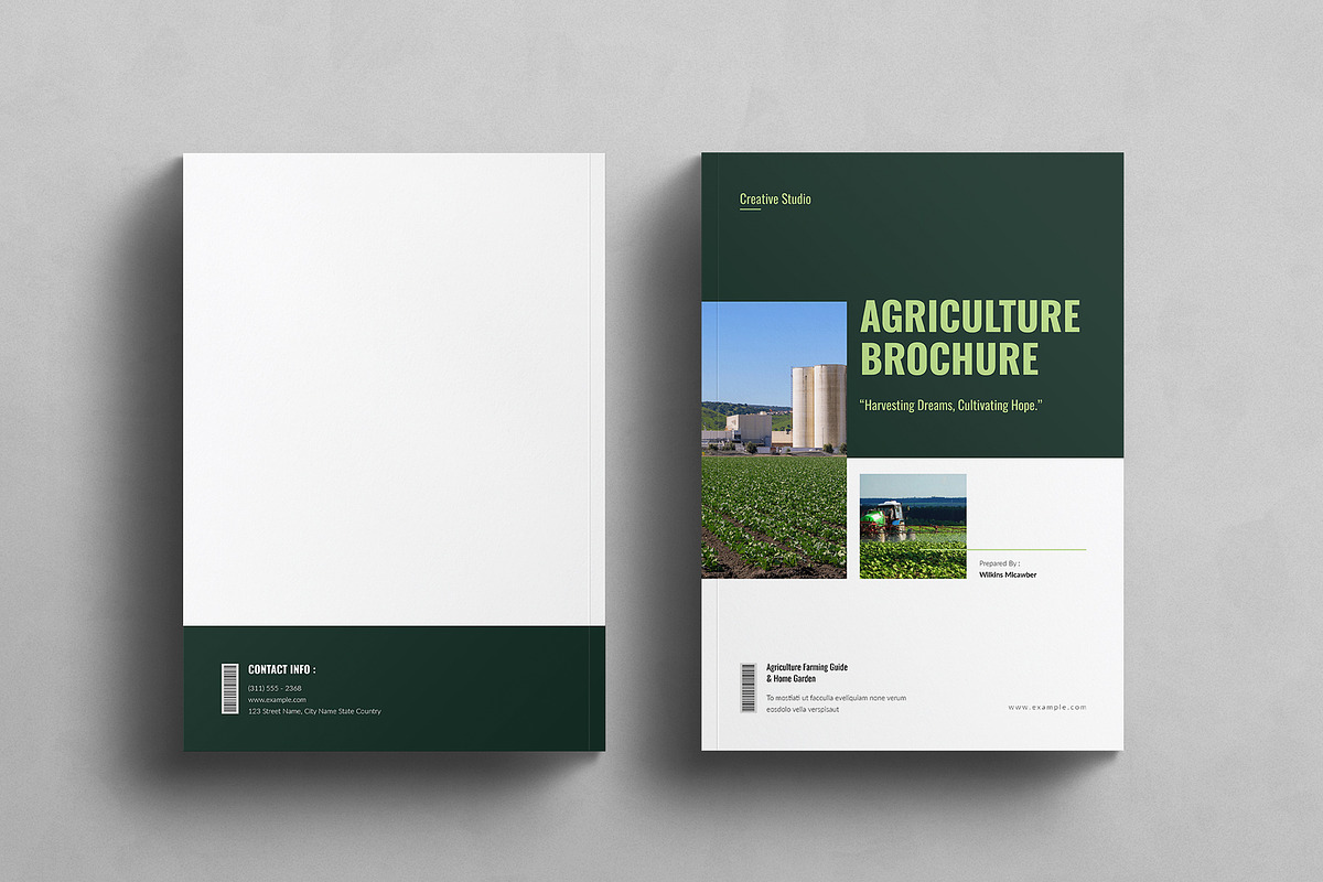 Agriculture Brochure Template, a Brochure Template by E-Type (Photo 7 of 7)